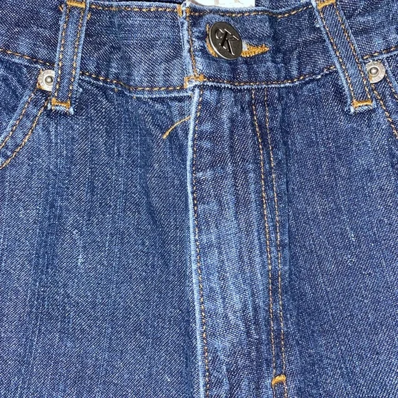 Calvin Klein Vintage Women’s Dark Wash High Waisted Mom Jeans Blue Size 9 - Picture 6 of 9